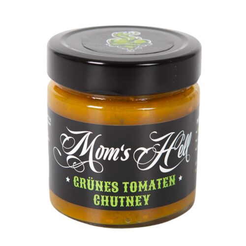 Mom’s Hell Grünes Tomaten Chutney - in kürze erhältlich